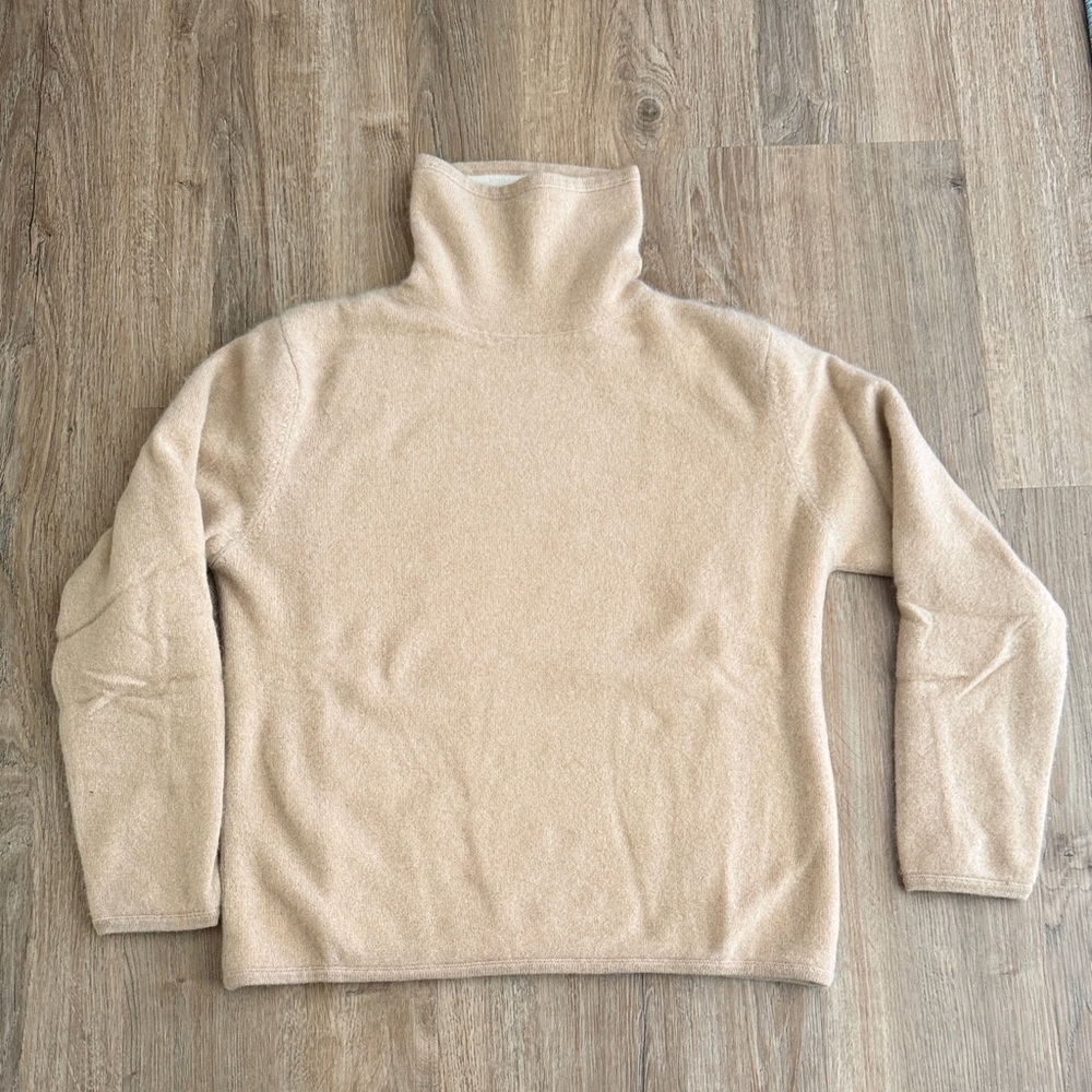 Reversible 100% Cashmere Turtkeneck Sweater WARM